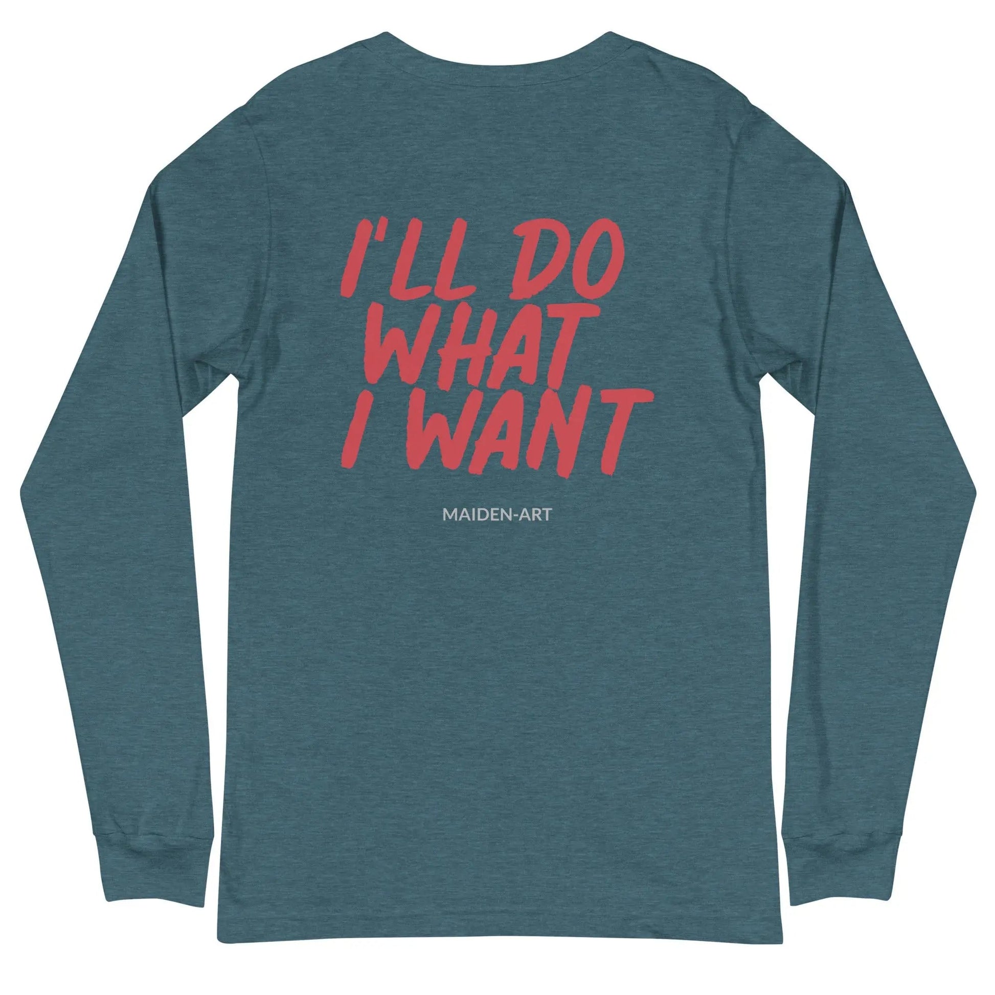 Rebel Girl Unisex Long Sleeve Tee with EMBROIDERY-8