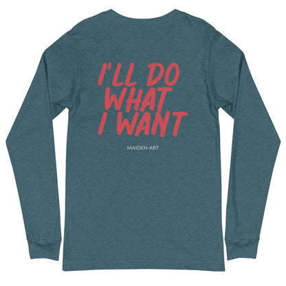 Rebel Girl Unisex Long Sleeve Tee with EMBROIDERY-8
