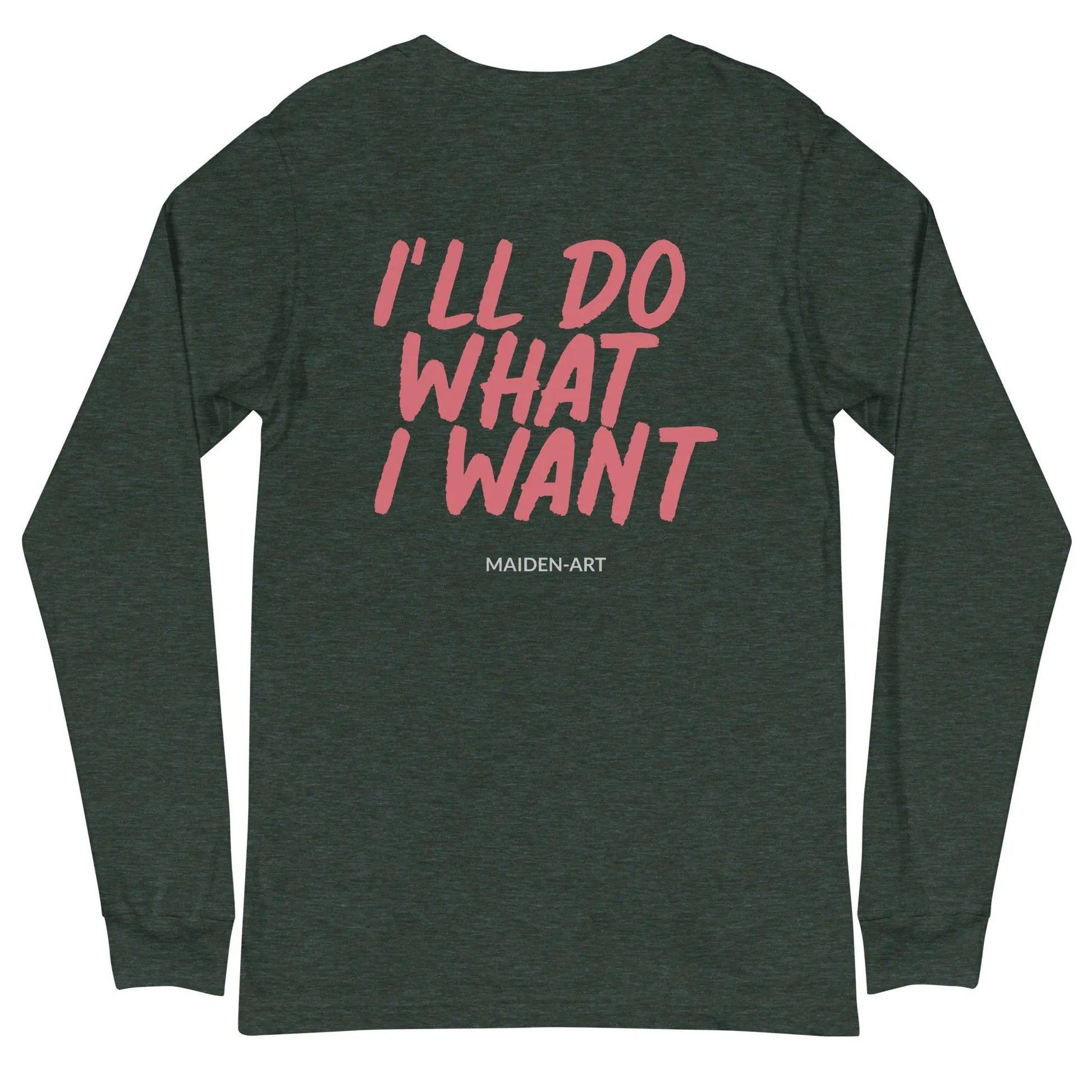 Rebel Girl Unisex Long Sleeve Tee with EMBROIDERY-7