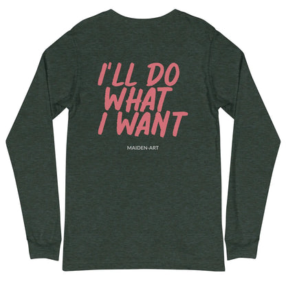Rebel Girl Unisex Long Sleeve Tee with EMBROIDERY-7