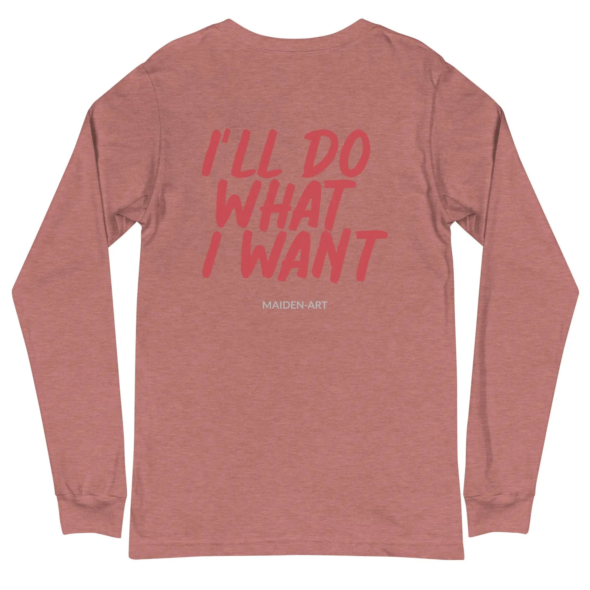 Rebel Girl Unisex Long Sleeve Tee with EMBROIDERY-3