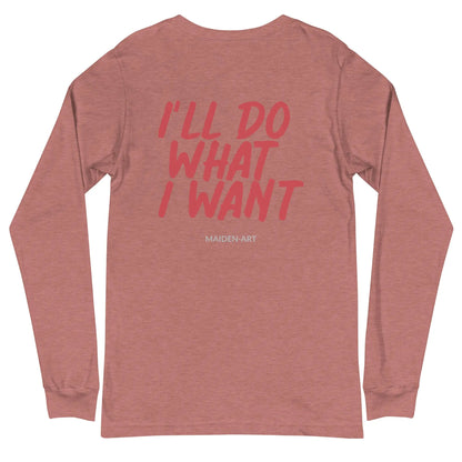Rebel Girl Unisex Long Sleeve Tee with EMBROIDERY-3
