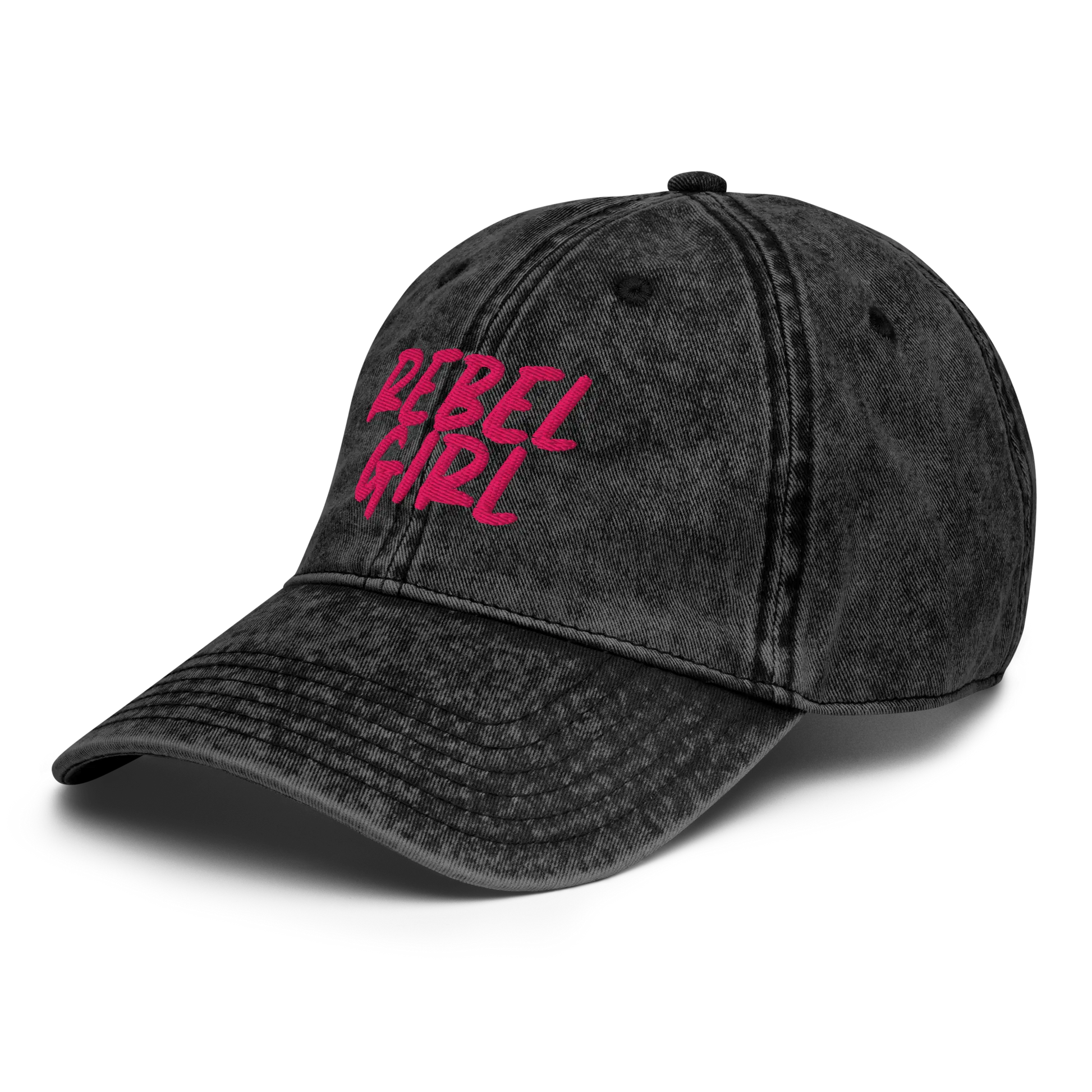 Vintage Cap REBEL GIRL Vintage Cotton Twill Cap-3