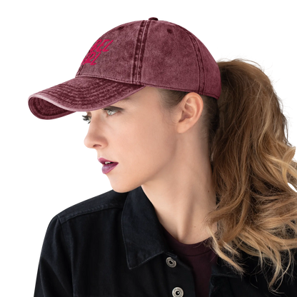 Vintage Cap REBEL GIRL Vintage Cotton Twill Cap-1